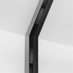 Угловой коннектор внутренний Gravity накладной черный (Черный) TRX010ICL-21B