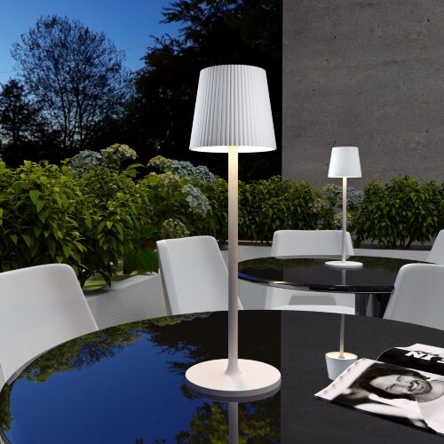 Уличный настольный светодиодный светильник Mist с аккумулятором, регулировкой цветовой температуры и яркости - Фото 2