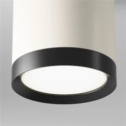 Потолочный светильник Hoop GX53 12Вт (Бело-черный)