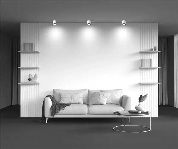 Потолочный светильник Hoop GX53 12Вт (Бело-черный) - фото 5