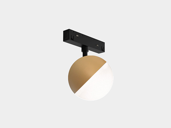 Светильник-шар металл+стекло, серия SY-LINK, Золото, 10Вт, IP20, Теплый белый (3000К), SY-LINK-SFGD-10-WW. Фото 2