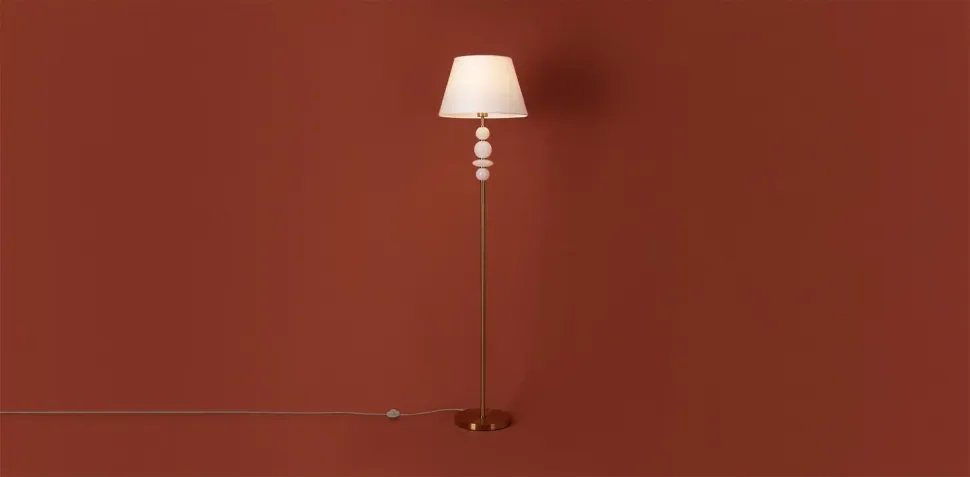 Напольный светильник (торшер) Люченте / Lucente (Латунь) FR2064FL-01BS - фото 12