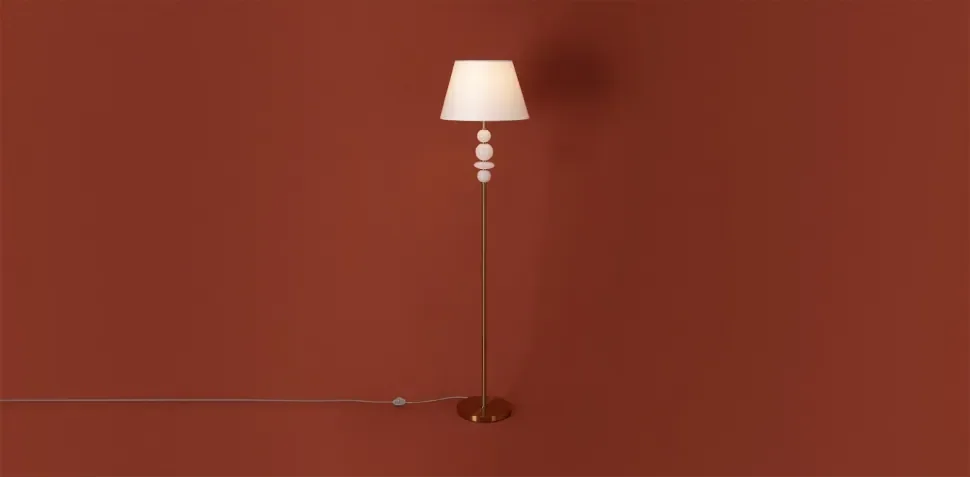 Напольный светильник (торшер) Люченте / Lucente (Латунь) FR2064FL-01BS - фото 13