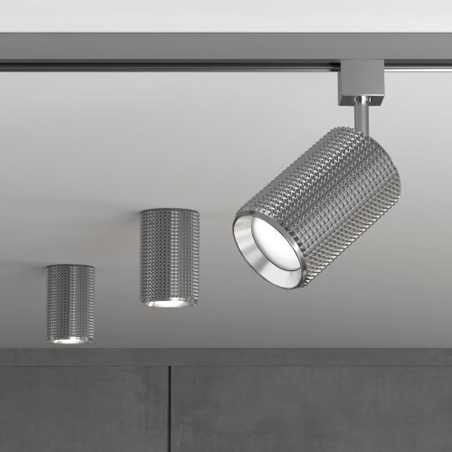 Basic System Трековый светильник GU10 Spike хром - Фото 5