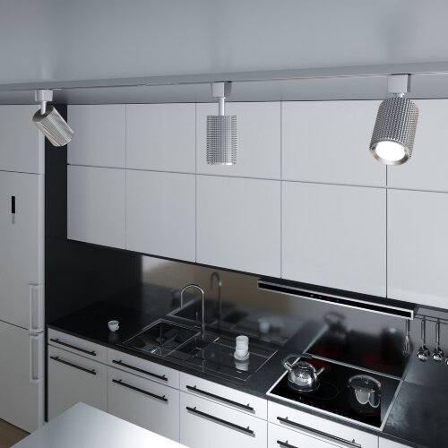 Basic System Трековый светильник GU10 Spike хром - Фото 6