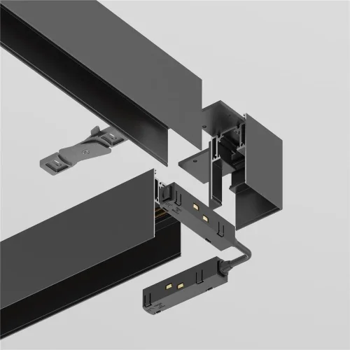 Угловой коннектор Gravity накладной черный (Черный) - фото 4