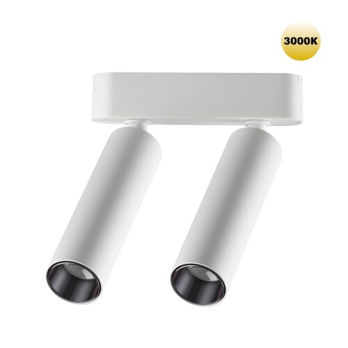 Трековый светильник для низковольтного шинопровода «Novotech» 359253, серия: SMAL (крепление к треку). Фото 1.