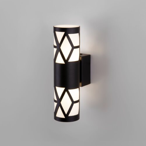 Настенный светодиодный светильник Fanc черный - фото 1