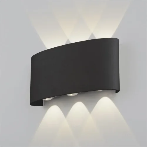 Пылевлагозащищенный светодиодный светильник Twinky Trio чёрный IP54 1551 Techno LED чёрный - фото 2