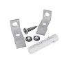 Комплект креплений для радиусного профиля с боковым свечением 2шт. (Белый) - фото