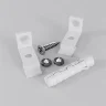 Комплект креплений для радиусного профиля с боковым свечением 2шт. (Белый) - фото 2