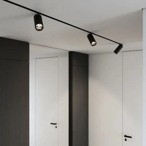 Slim Magnetic Трековый светильник с инновационной антибликовой решеткой 13W 4000K Kars черный 85524/01 - фото 5