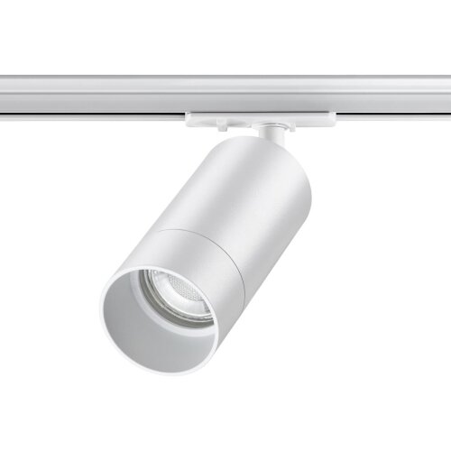 Светильник трековый для однофазного двухжильного (универсального) шинопровода «Novotech» 370860, серия: SLIM. Фото 1.