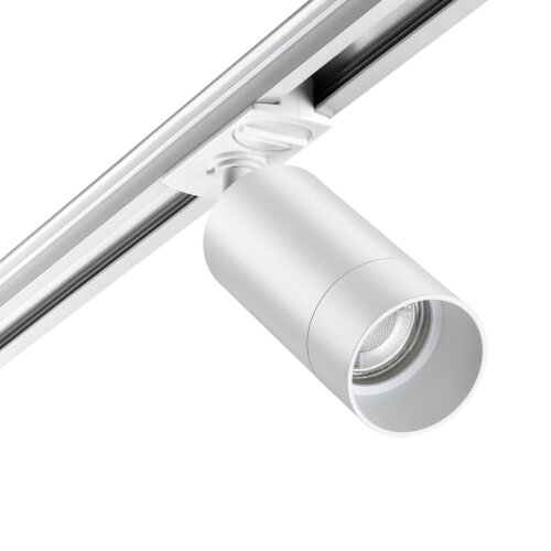 Светильник трековый для однофазного двухжильного (универсального) шинопровода «Novotech» 370860, серия: SLIM. Фото 2.