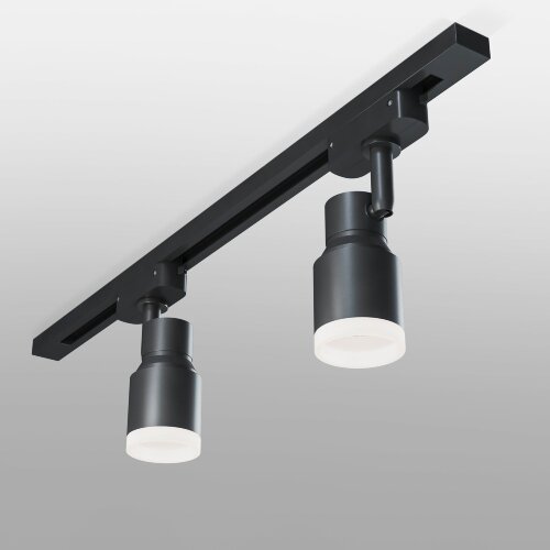 Трековый светодиодный светильник для однофазного шинопровода Molly Черный 7W 4200K - Фото 3