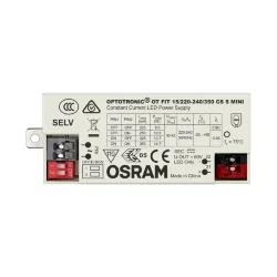 Драйвер для светодиодов OT FIT 15/220-240/350 CS S MINI | 6.7-14.7W 30-42V | DIP-переключатель 225-350мА | - OSRAM