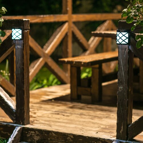 USL-F-155-PM110 BRUSSEL Cветильник настенный на солнечной батарее, 6 светодиодов, Белый свет, 1xАА Ni-Mh аккумулятор в-к, IP44, TM Uniel - фото 8