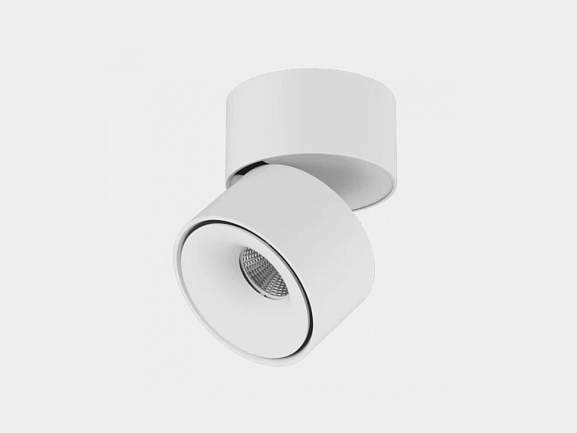 Светильник светодиодный потолочный накладной поворотный, серия I, Белый, 15Вт, IP20, Теплый белый (3000К), I-SF-WH-WW. Фото 2