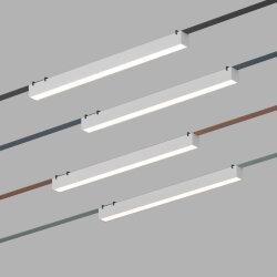 Cветильник для трека-ремня Belty Smart, серия Linear, со светодиодом, L642*W40*H45мм, 48V DC, 24W, RA90, 120°, 2700-6000K, IP20, белый, алюминий, Denkirs DK5676-WH
