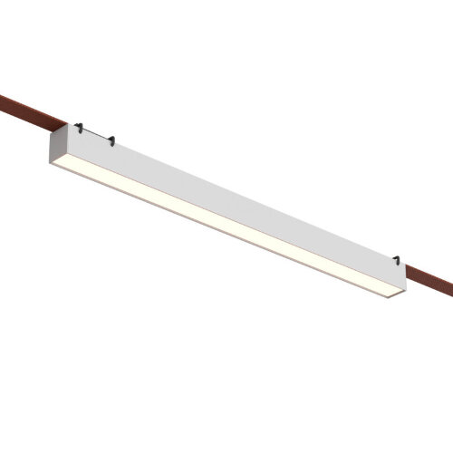 DK5676-WH Cветильник для трека-ремня Belty Smart, серия Linear, со светодиодом, L642*W40*H45мм, 48V DC, 24W, RA90, 120°, 2700-6000K, IP20, белый, алюминий. Фото 3