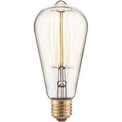 Ретро лампа Эдисона ST64 60W E27 ST64 60W (034964)