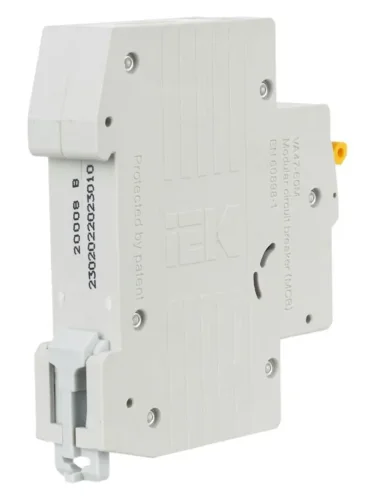 Выключатель автоматический модульный 1п B 10А 6кА ВА47-60M KARAT IEK MVA31-1-010-B - фото 3