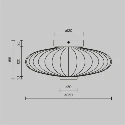 Настенный светильник (бра) Amulet 3000К 8Вт (Золото)