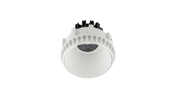 Светильник светодиодный потолочный встраиваемый , серия DL-TRE, Белый, 12Вт, IP44, Нейтральный белый (4000К), DL-TRE-1201-WH-NW - фото