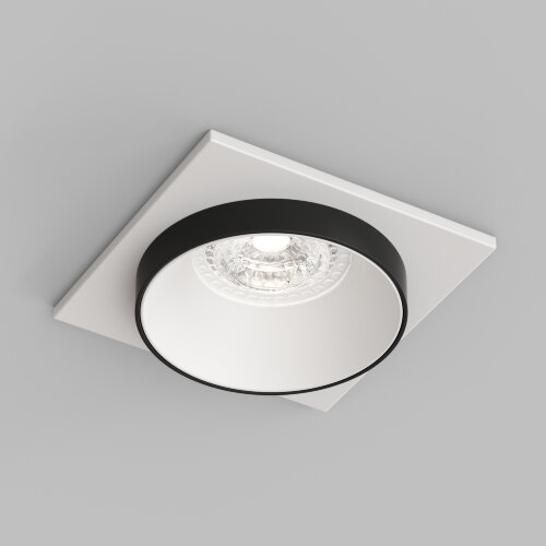 DK2402-BK Встраиваемый светильник, IP 20, 50 Вт, GU10, черный, алюминий.