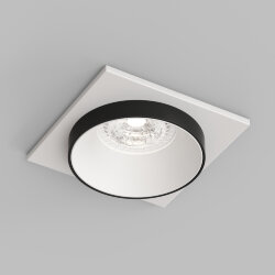 Встраиваемый светильник, IP 20, 50 Вт, GU10, черный, алюминий, Denkirs DK2402-BK