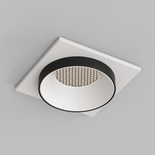 DK2402-BK Встраиваемый светильник, IP 20, 50 Вт, GU10, черный, алюминий. Фото 3