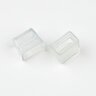 UCW-N11 CLEAR 025 POLYBAG Изолирующий зажим заглушка для светодиодных лент ULS-N11 NEON 24В, 8x16мм, Цвет прозрачный, 25 штук в пакете, TM Uniel - фото 1