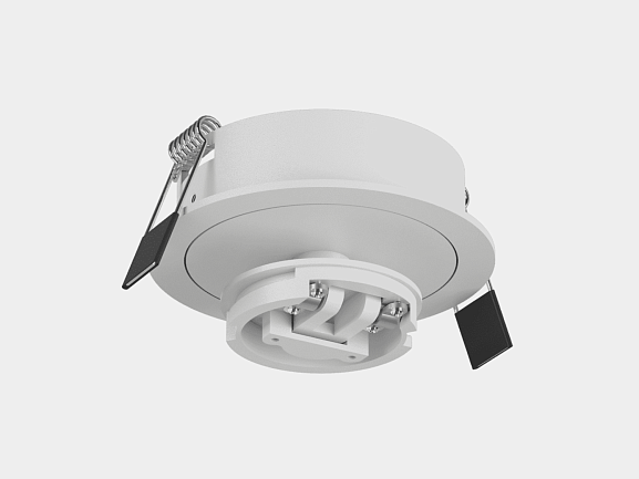 Крепление сменное М4 для светильников MINI VILLY, поворотное встраиваемое, цвет Белый, MINI-VL-M4-WH - фото