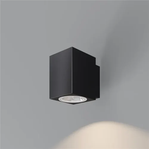 Настенный светильник Блок / Block 3000K 5Вт IP 65 (Черный) O507WL-L5B3K - фото 7