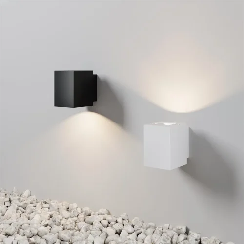 Настенный светильник Блок / Block 3000K 5Вт IP 65 (Черный) O507WL-L5B3K - фото 8