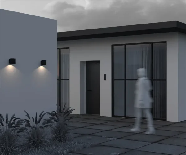 Настенный светильник Блок / Block 3000K 5Вт IP 65 (Черный) O507WL-L5B3K - фото 9