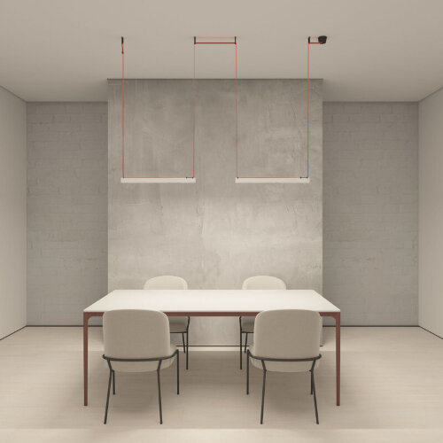 DK5573-WB Cветильник для трека-ремня Belty, серия Grill, со светодиодом, L642*W40*H45мм, 48V DC, 24W, RA90, 24°, 3000K, IP20, белый с черным, алюминий. Фото 5