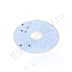 Светодиодная матрица 5730, 24+24 led, 220V, 12+12W, Ф185/161mm, D208, day white