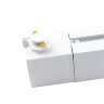 ULB-Q293 12W-4200К-A WHITE SET21 Светильник-прожектор светодиодный трековый линейный, в составе набора из 2 штук на шинопроводе 1 м, 900 Лм, Белый свет 4200К, Корпус белый - фото 6