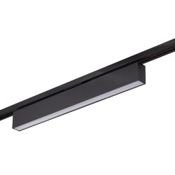 Трековый светильник IP 20, 20 Вт, LED 4000, черный, алюминий, Denkirs DK6640-BK