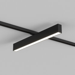 Трековый светильник IP 20, 20 Вт, LED 4000, черный, алюминий, Denkirs DK6640-BK