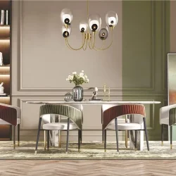 Подвесной светильник Aura E14х6 (Латунь)