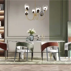 Подвесной светильник Aura E14х6 (Латунь)