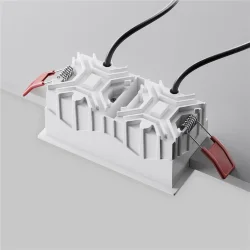 Встраиваемый светильник Альфа / Alfa LED 20 Вт 4000 К 50° (Белый) DL043-02-10W4K-SQ-W-1