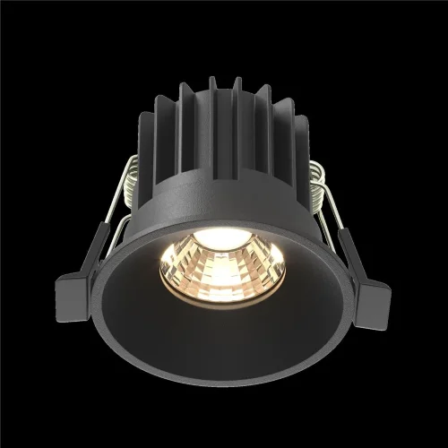 Встраиваемый светильник Round 3000K 7W 50° (Черный) - фото 9