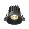 Встраиваемый светильник Раунд / Round 7 Вт 3000 К 50° (Черный) DL058-7W3K-B - фото