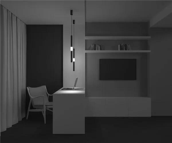 Подвесной светильник Jelly 3000K 12Вт 36° (Черный) - фото 4