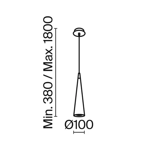 Подвесной светильник Nevill GU10 1x10Вт (Белый) - фото 4