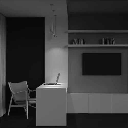 Подвесной светильник Nevill GU10 1x10Вт (Белый) - фото 7