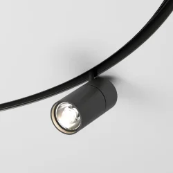 Slim Magnetic Трековый светильник для радиусного шинопровода 20W 4200K Comfi чёрный Ø 1200мм 85190/01 (066518)